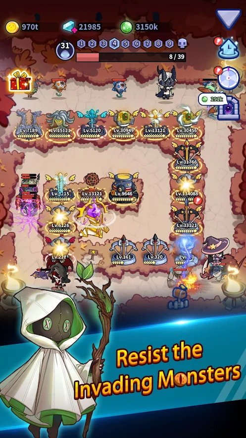 闲置防御魔法战争最新版手游下载-闲置防御魔法战争免费中文下载