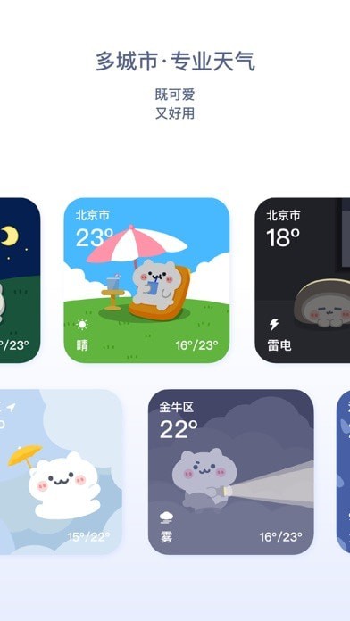 米糕天气app