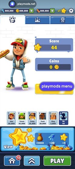 地铁跑酷内置菜单版下载安装2026