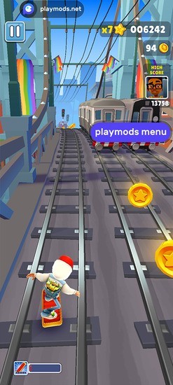 地铁跑酷雪地国际破解版下载