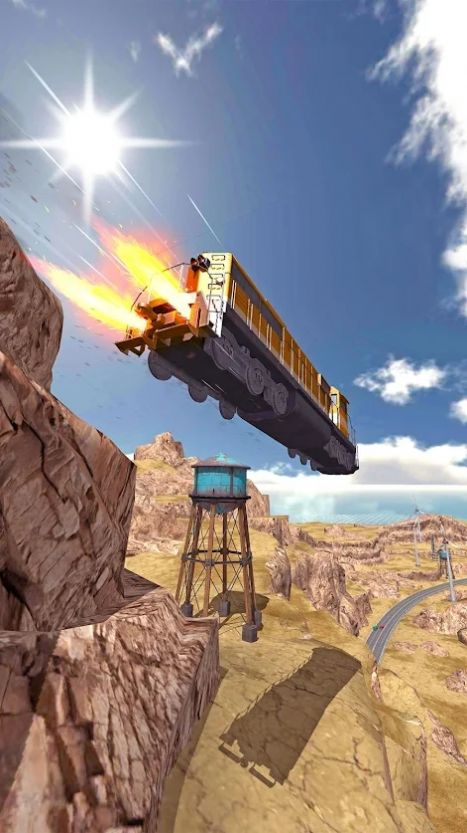 火车坡道跳跃游戏最新免费版下载-火车坡道跳跃游戏游戏下载