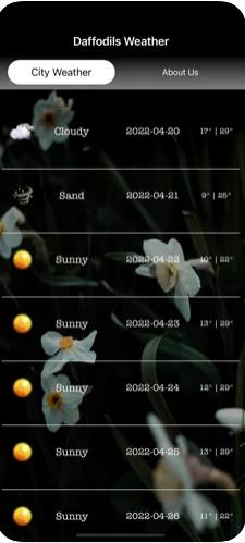 Daffodils Weatherapp-Daffodils Weatherapp°V1.1