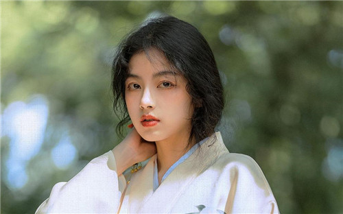 清纯白皙和服少女唯美户外气质写真_1110