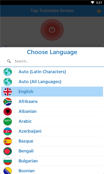 tap translate screen app